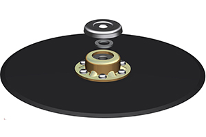 14045LIHLR - SEED DISC ASSY; 14.0X4.5X5/8