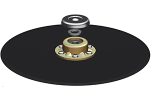 14045LIHRR - SEED DISC ASSY; 14.0X4.5X5/8